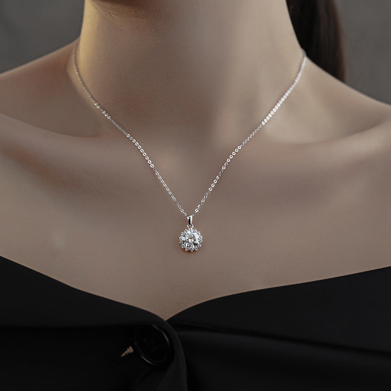 Girasol Alma™- Collar de Plata 925 con Circón