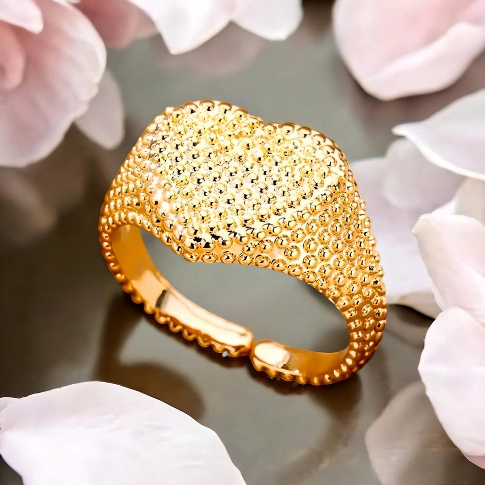 Carry me Adore™ Anillo ajustable de acero inoxidable - Podios