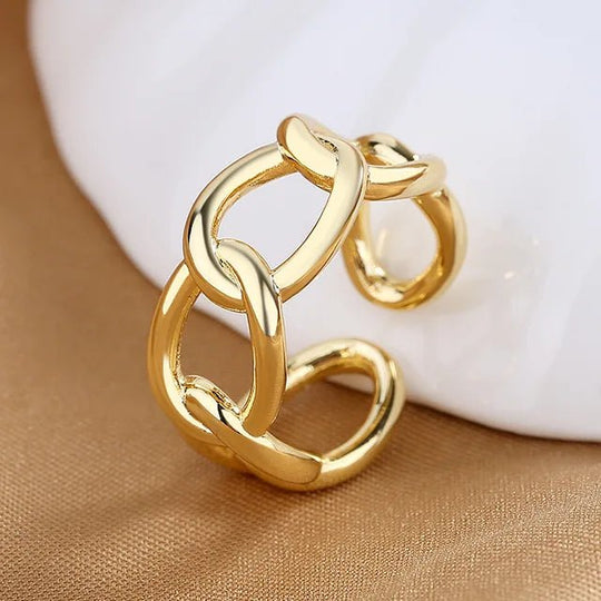 Carry me Chain™ Anillo ajustable de acero inoxidable - Podios