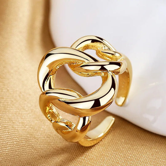 Carry me Chain™ Anillo ajustable de acero inoxidable - Podios
