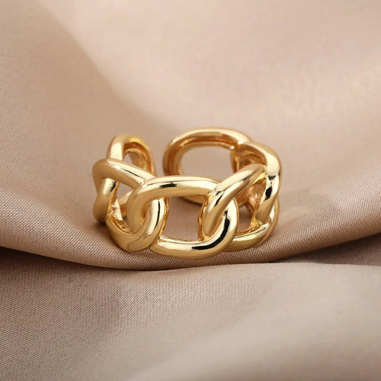 Carry me Chain™ Anillo ajustable de acero inoxidable - Podios
