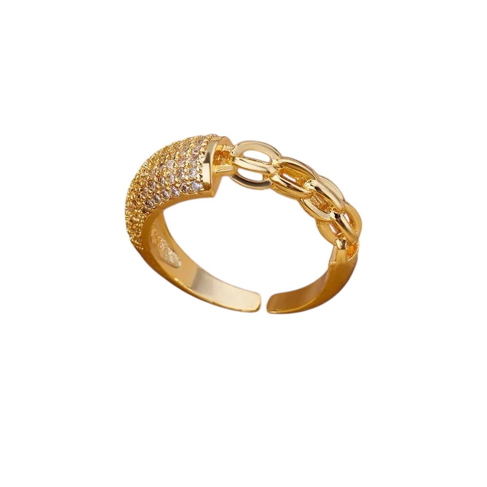 Carry me Elegance™ Anillo ajustable de acero inoxidable - Podios
