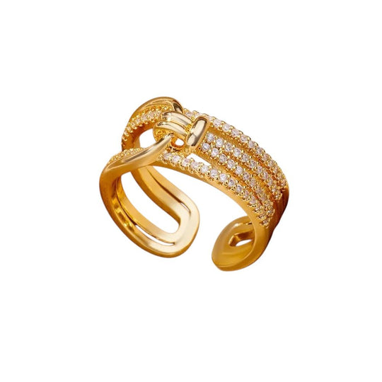 Carry me Forever™ Anillo ajustable de acero inoxidable - Podios