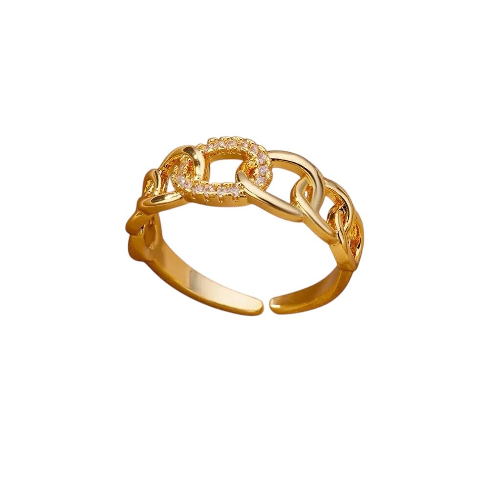 Carry me Link™ Anillo ajustable de acero inoxidable - Podios