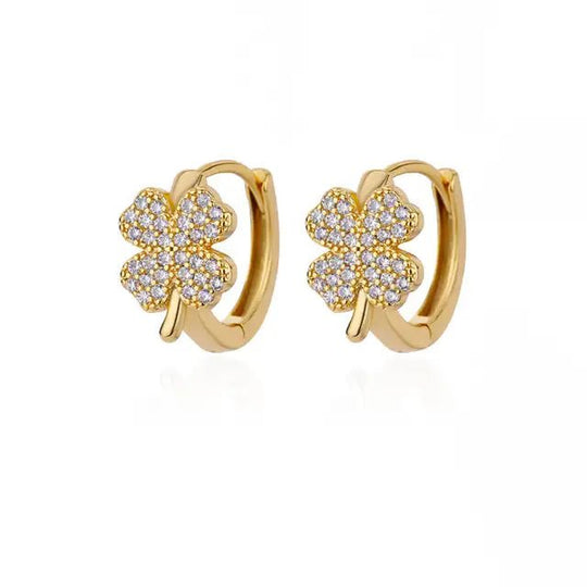 Carry me LUCKY™ Anillo antiestrés giratorio de trébol de 4 hojas - Podios