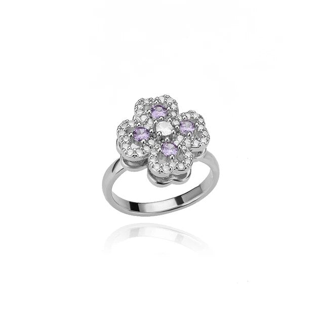 Carry me LUCKY™ Anillo antiestrés giratorio de trébol de 4 hojas - Podios