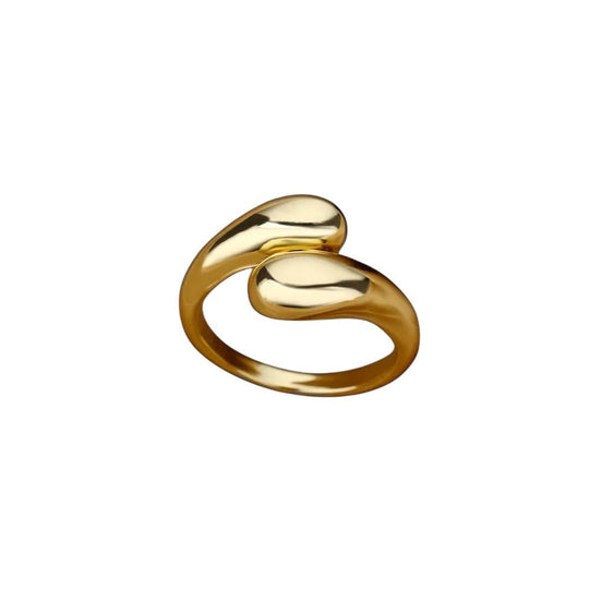 Carry me WAVE™ Anillo de doble onda - acero inoxidable y ajustable - Podios