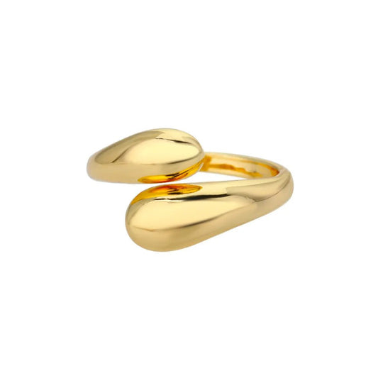Carry me WAVE™ Anillo de doble onda - acero inoxidable y ajustable - Podios