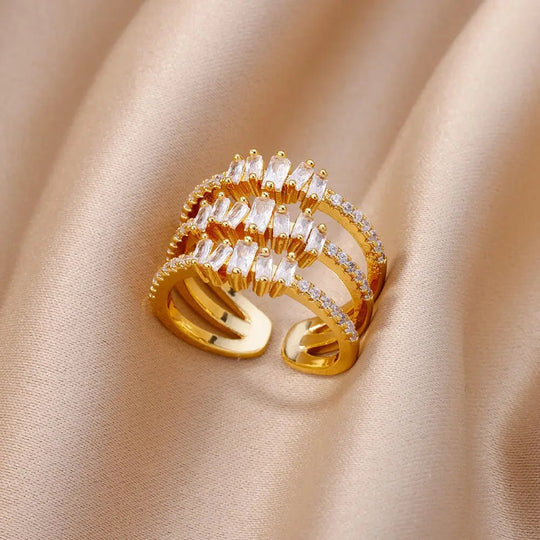 Carry me ZRX™ Anillo ajustable de acero inoxidable - Podios