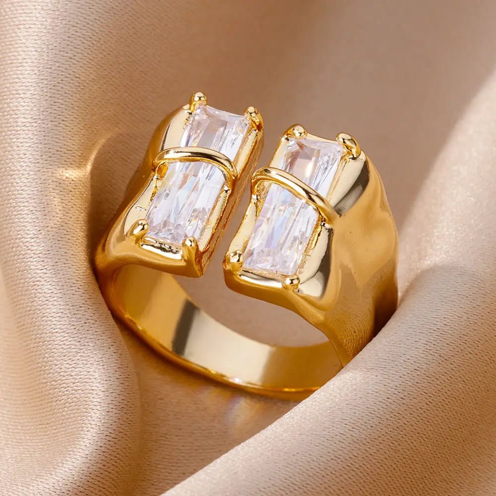 Carry me ZRX™ Anillo ajustable de acero inoxidable - Podios