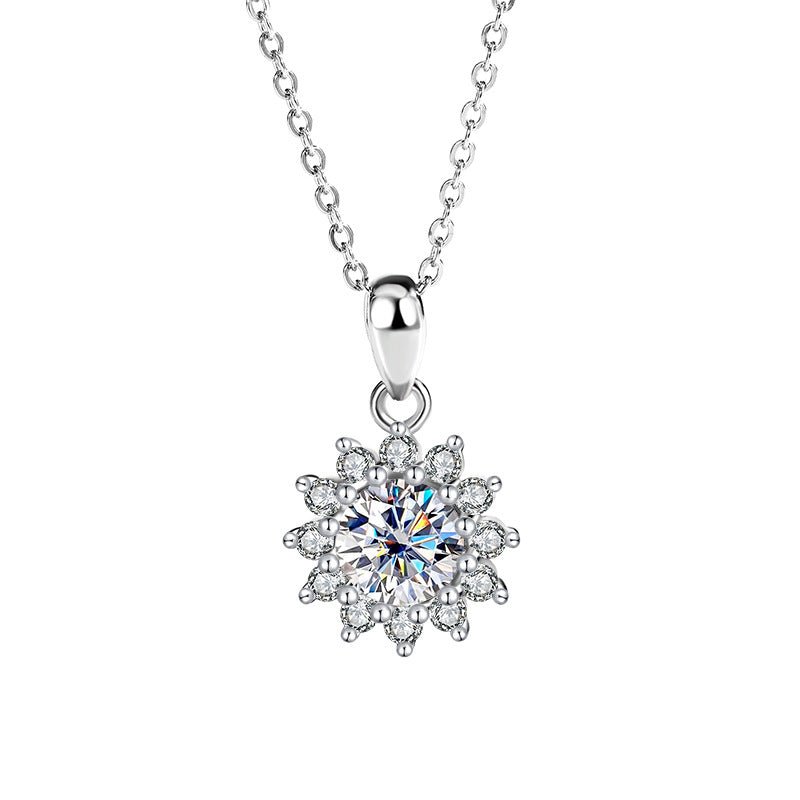 Girasol Alma™ - Collar de Plata 925 con Circón - Podios