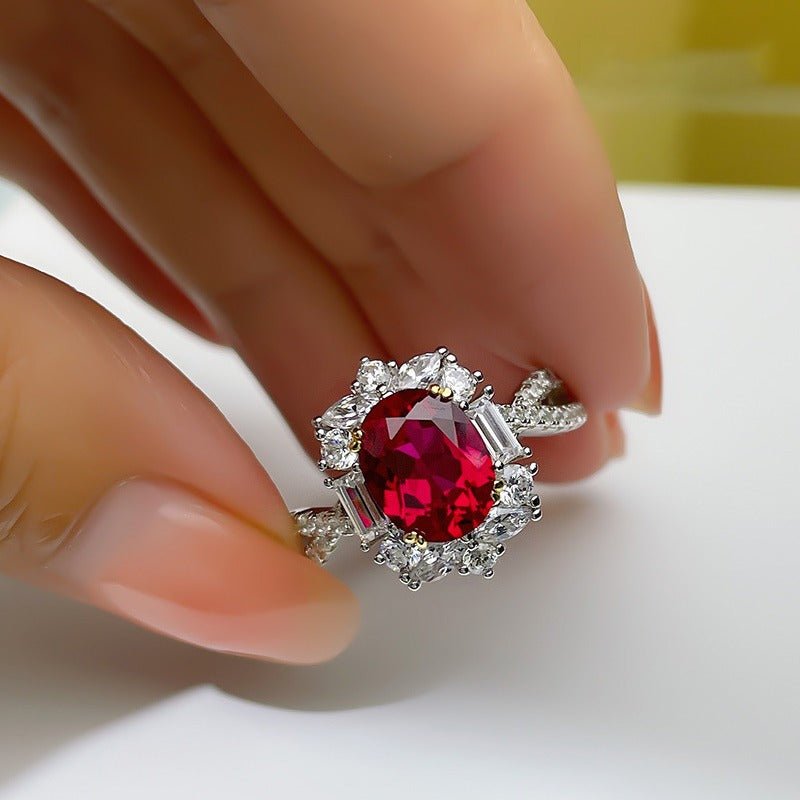 Red Exclusive Collection - anillo ajustable bañado en plata 925 - Podios