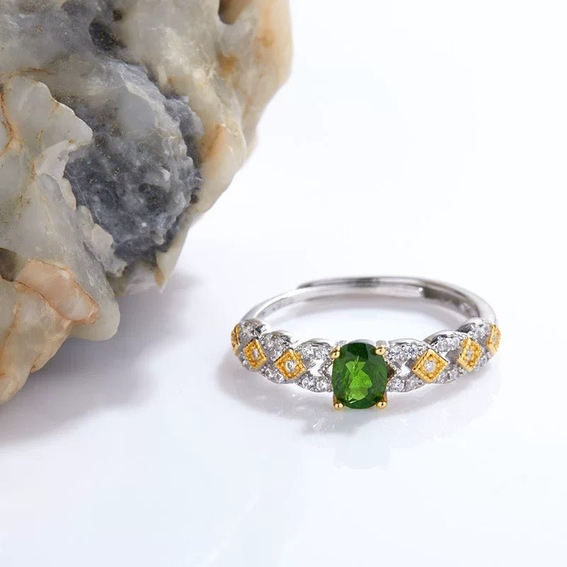 Spoir Tiny Exclusive Collection - anillo ajustable bañado en plata 925 - Podios