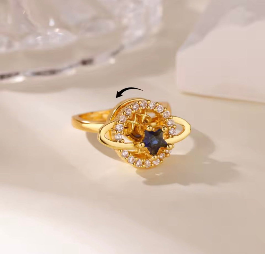 Anillo Saturno Giratorio - Podios