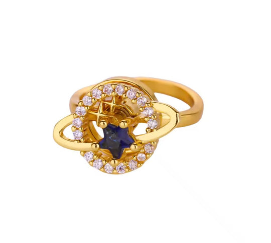 Anillo Saturno Giratorio - Podios