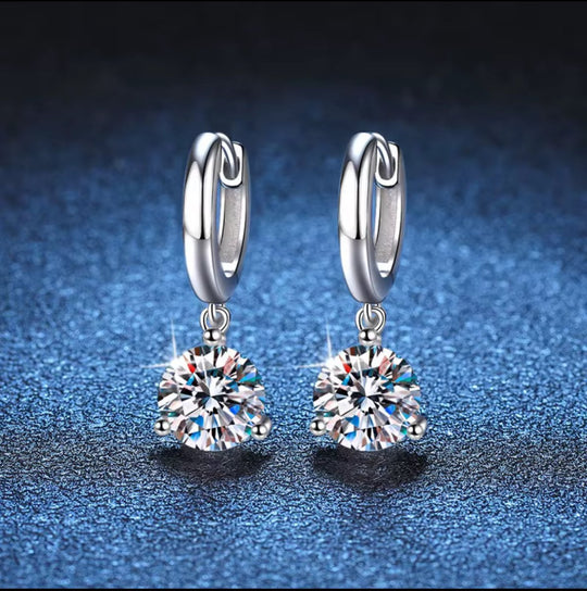 Aros Single Circón Plata 925 - Podios