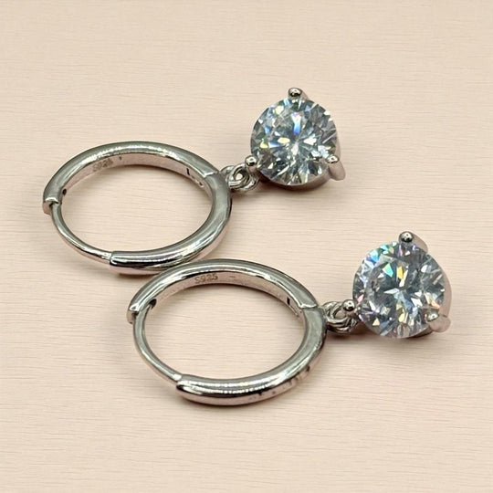 Aros Single Circón Plata 925 - Podios