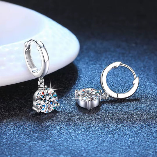 Aros Single Circón Plata 925 - Podios