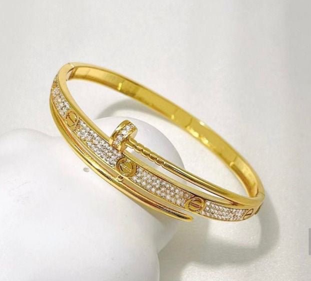 Brazalete Hammer One™ - Brazalete enchapado en oro 18 quilates - Podios