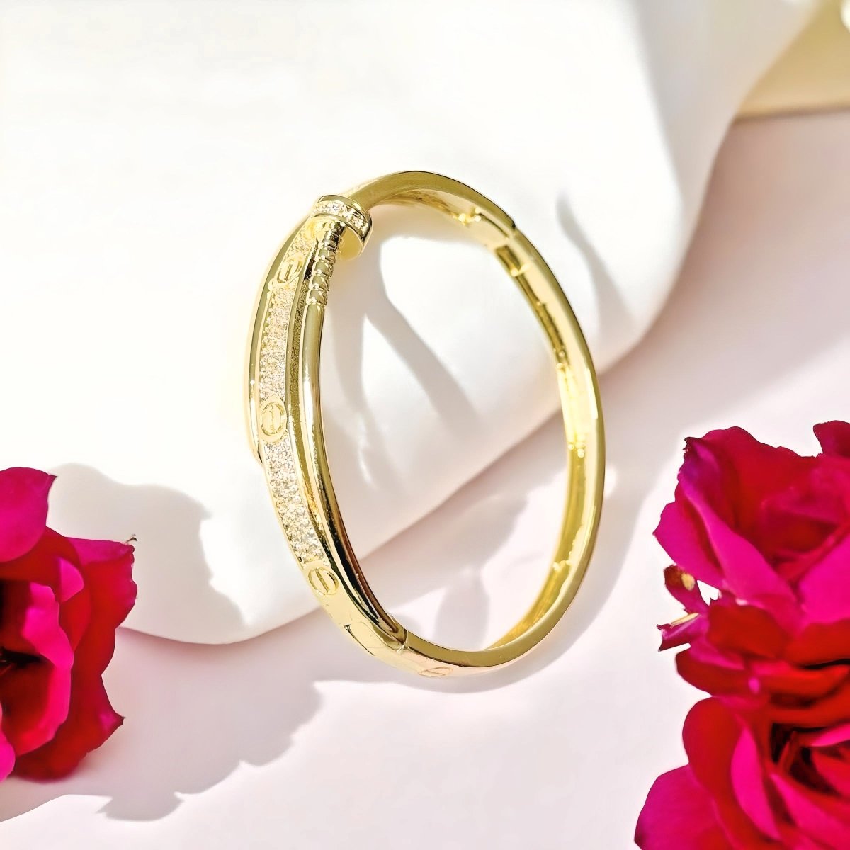 Brazalete Hammer One™ - Brazalete enchapado en oro 18 quilates - Podios