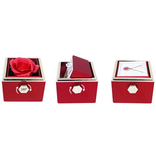 Caja giratoria de rosa eterna - Podios