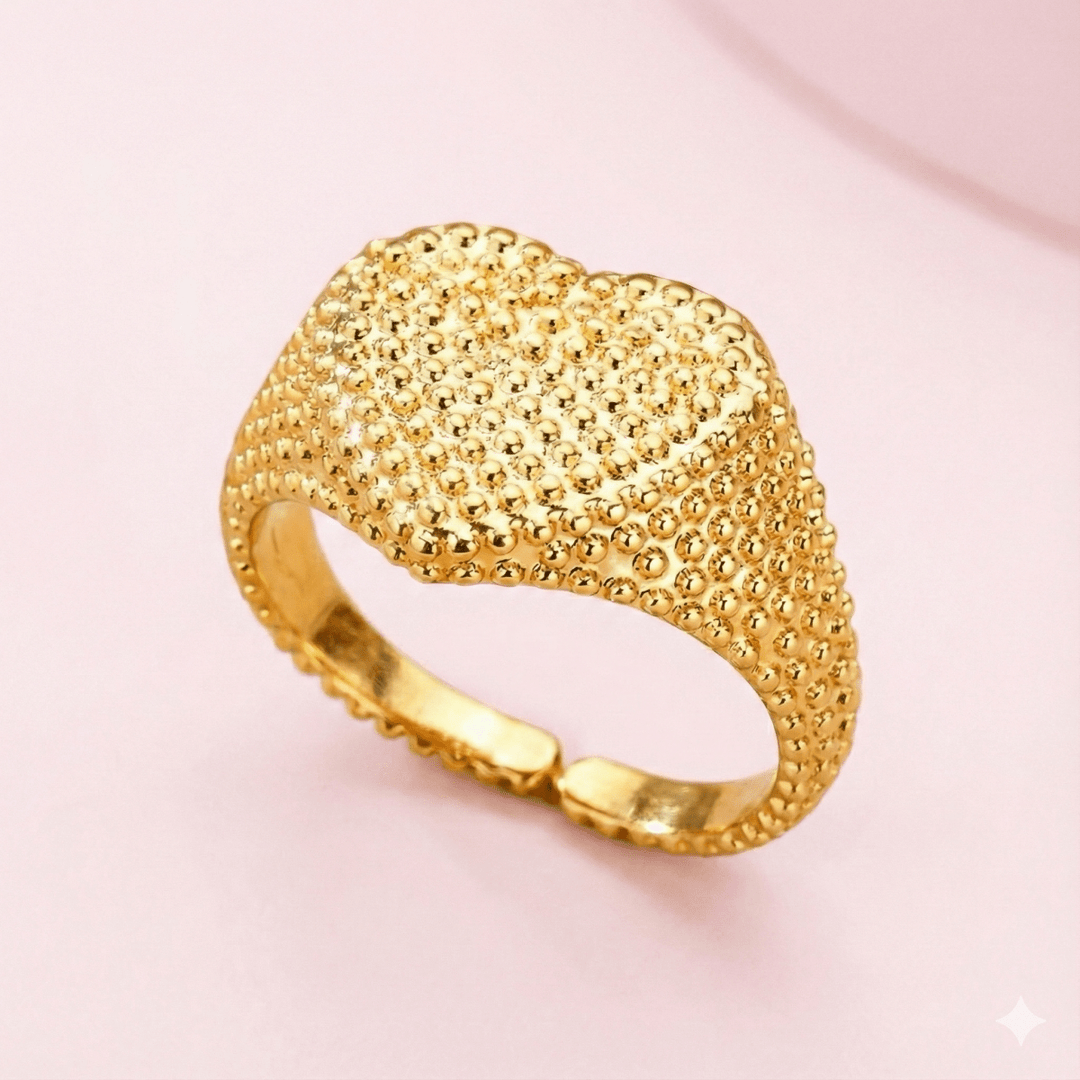 Carry me Adore™ Anillo ajustable de acero inoxidable - Podios