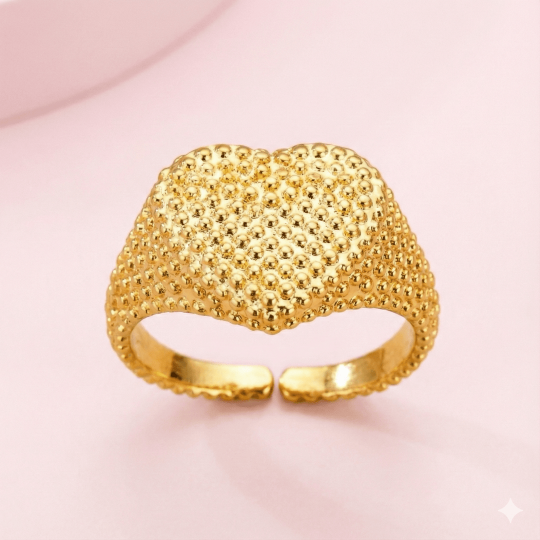 Carry me Adore™ Anillo ajustable de acero inoxidable - Podios