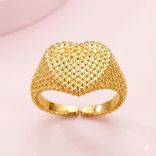 Carry me Adore™ Anillo ajustable de acero inoxidable - Podios
