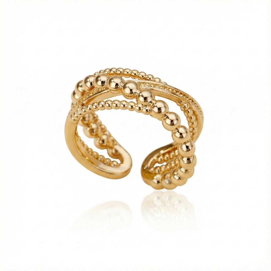 Carry me Bless™ Anillo ajustable de acero inoxidable - Podios