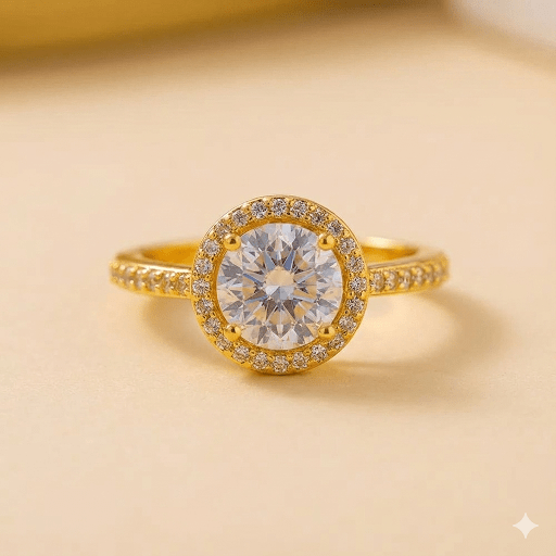 Carry me GTX Bressuire - anillo enchapado en oro 14k con circones brillantes - Podios