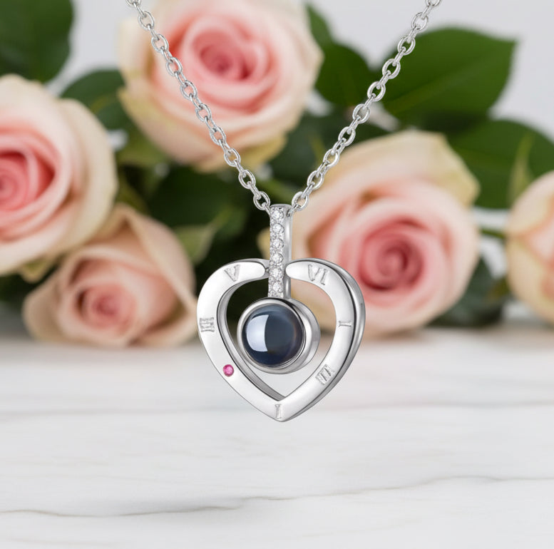 Collar Amor Verdadero Plata 925 en Caja de Rosa - Podios