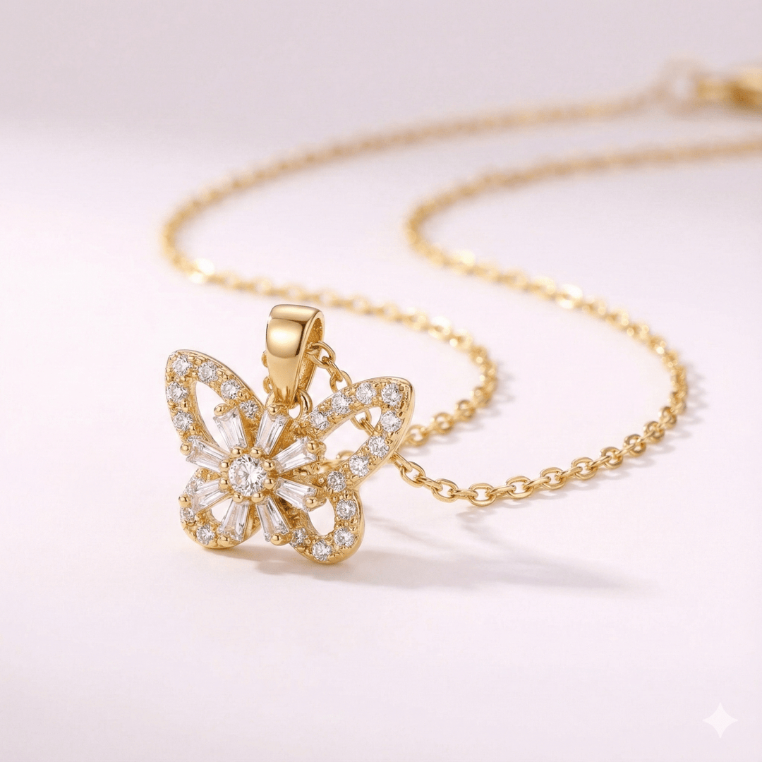 Collar de Mariposa giratorio - Podios