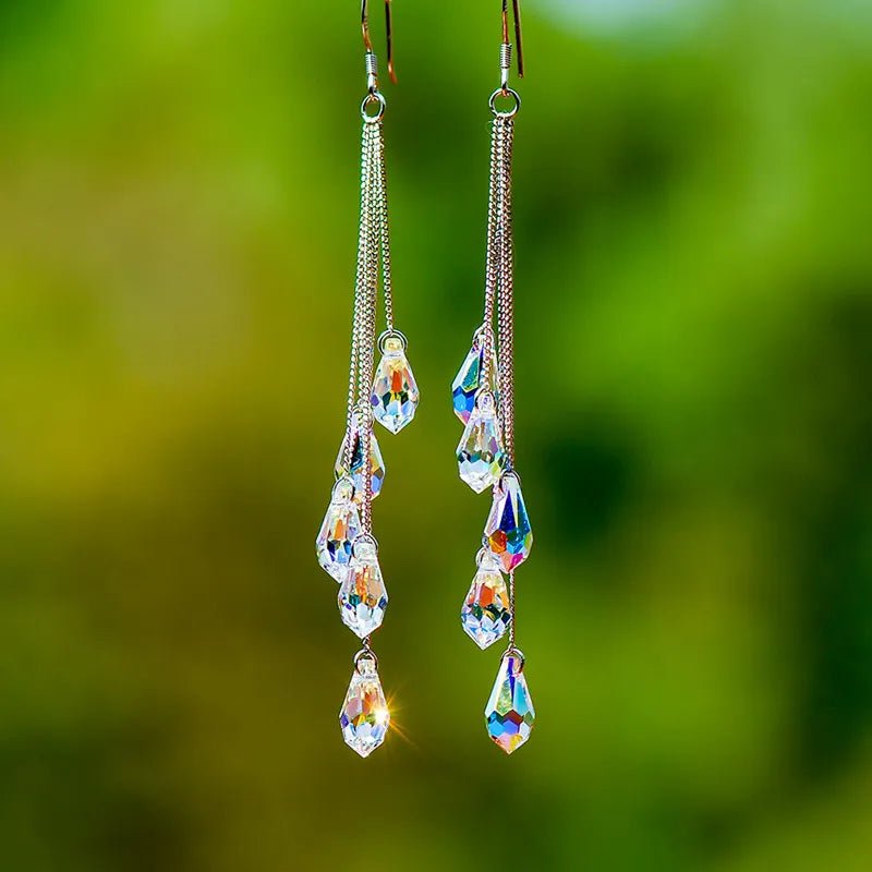 Drops Fashion™ - Aros gota de agua de cristal - Podios