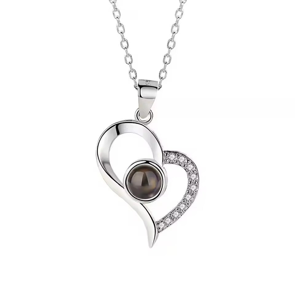 EternalLove Deluxe™: Regalo especial incluye collar, rosa de terciopelo y caja rotatoria - Podios