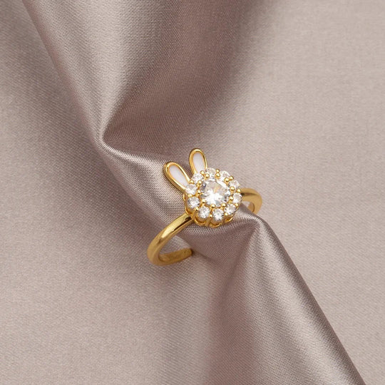 Fullness Bunny™ - anillo giratorio ajustable de acero inoxidable - Podios