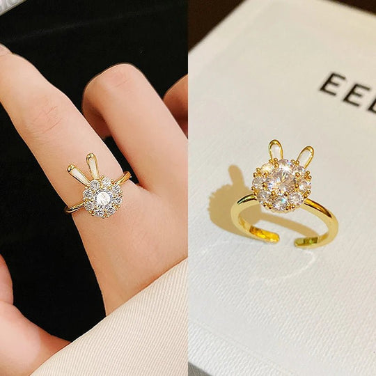 Fullness Bunny™ - anillo giratorio ajustable de acero inoxidable - Podios
