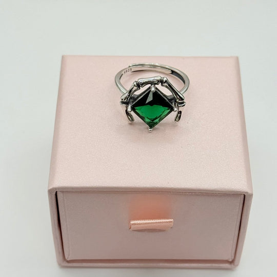 Green Exclusive Collection - anillo ajustable plateado - Podios