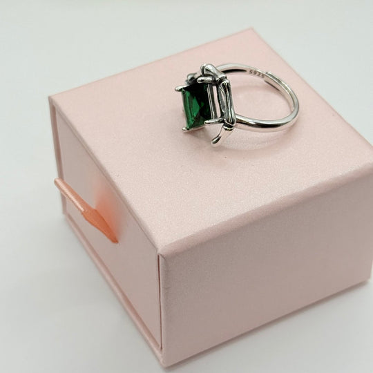 Green Exclusive Collection - anillo ajustable plateado - Podios