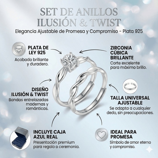 Ilusión & Twist - Ilusiones de Plata 925 - Podios