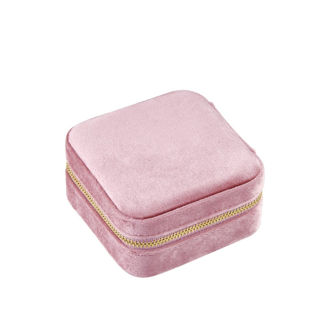 Joyero portable con espejo 10x10x5 cm - Podios