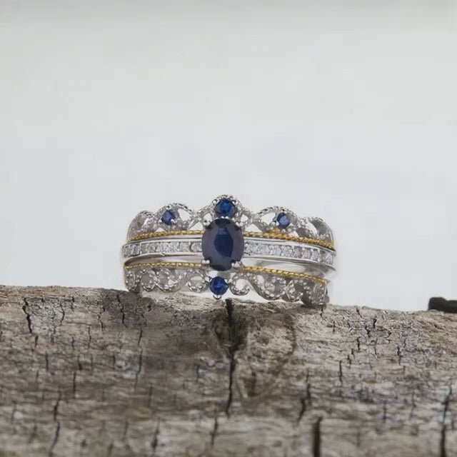 Queen Exclusive Collection - anillo ajustable de plata 925
