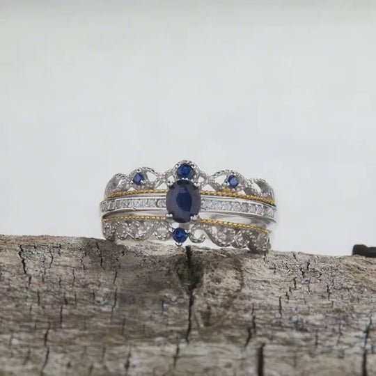 Queen Exclusive Collection - anillo ajustable de plata 925