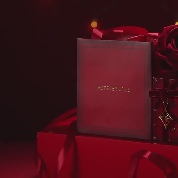 Set Forever Love - Regalo único con collar, aros y anillo ajustable en Plata 925