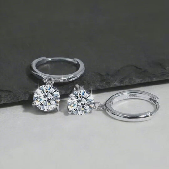 Aros Single Circón Plata 925