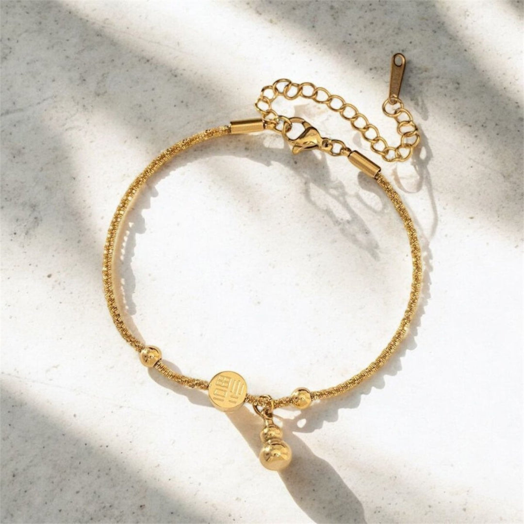 Pulsera Hope & Gold – Bañada en oro 14K y ajustable - Podios