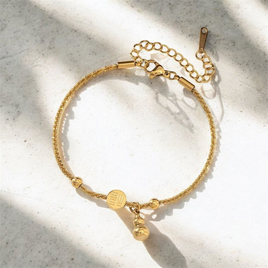 Pulsera Hope & Gold – Bañada en oro 14K y ajustable - Podios