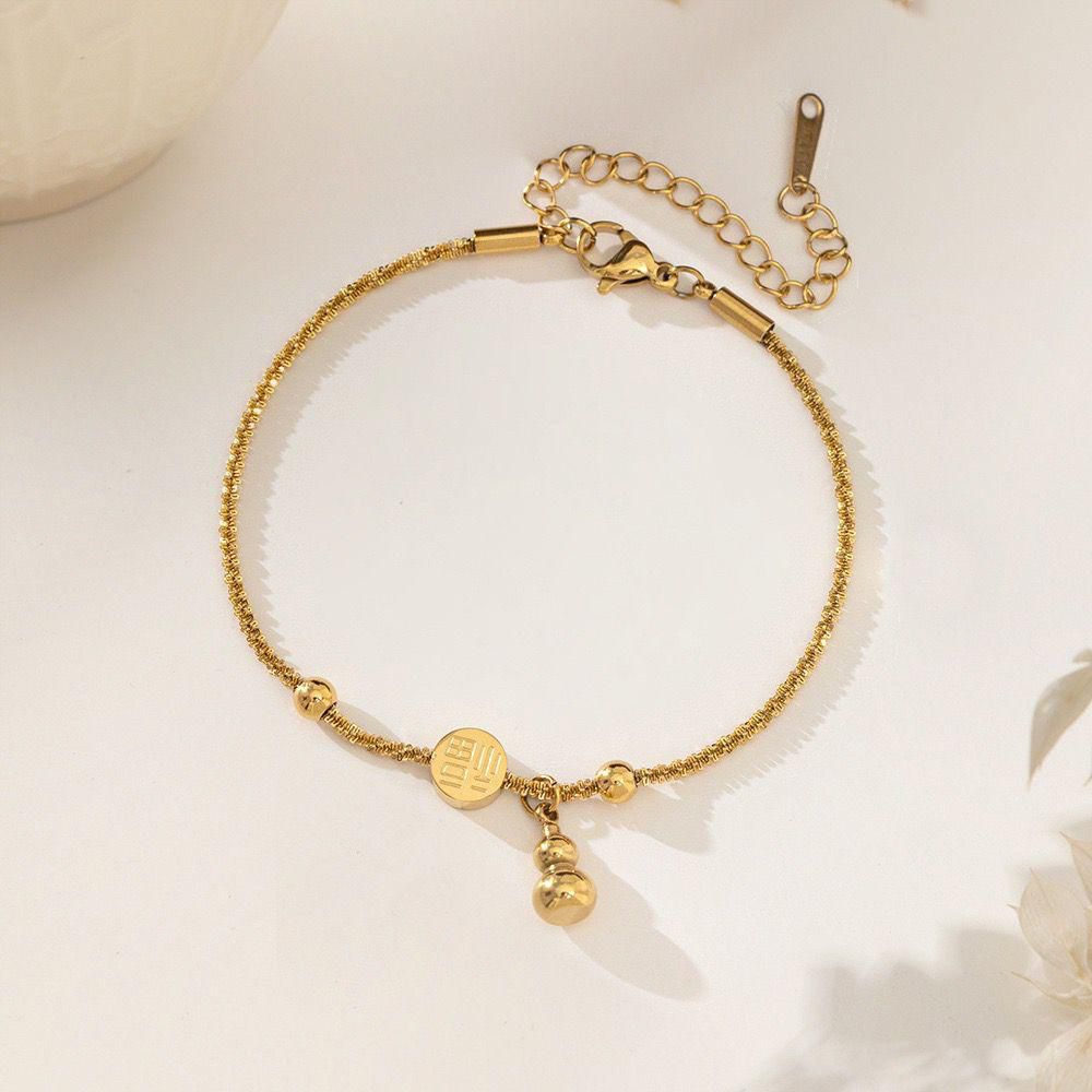 Pulsera Hope & Gold – Bañada en oro 14K y ajustable - Podios