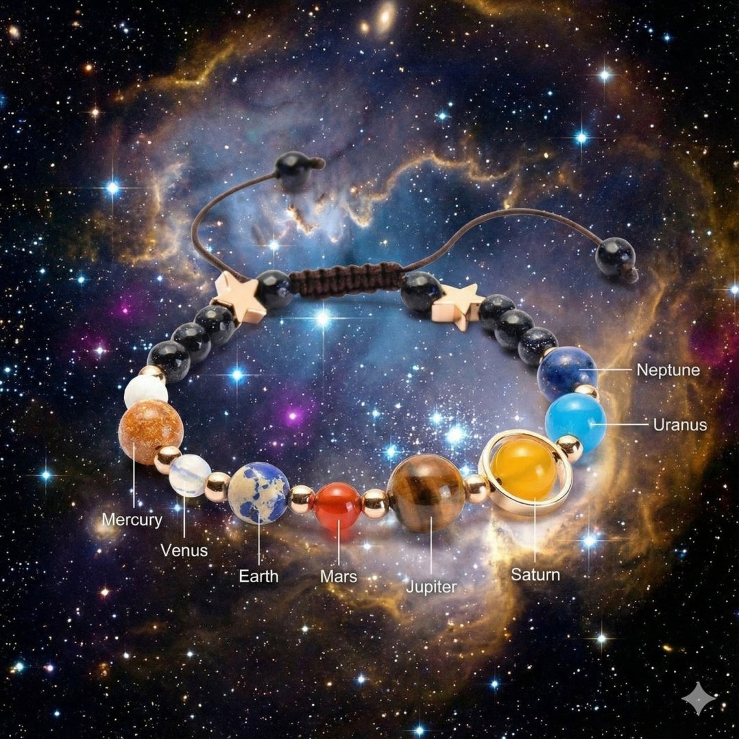 Pulsera Universo Esencial - pulsera con planetas del sistema solar - Podios