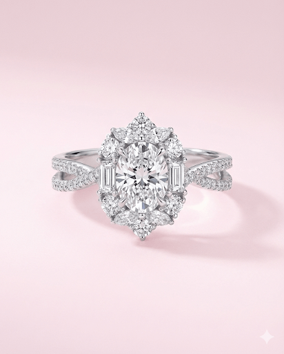 Purity Exclusive Collection - anillo ajustable en plata 925 más caja azul elegante - Podios