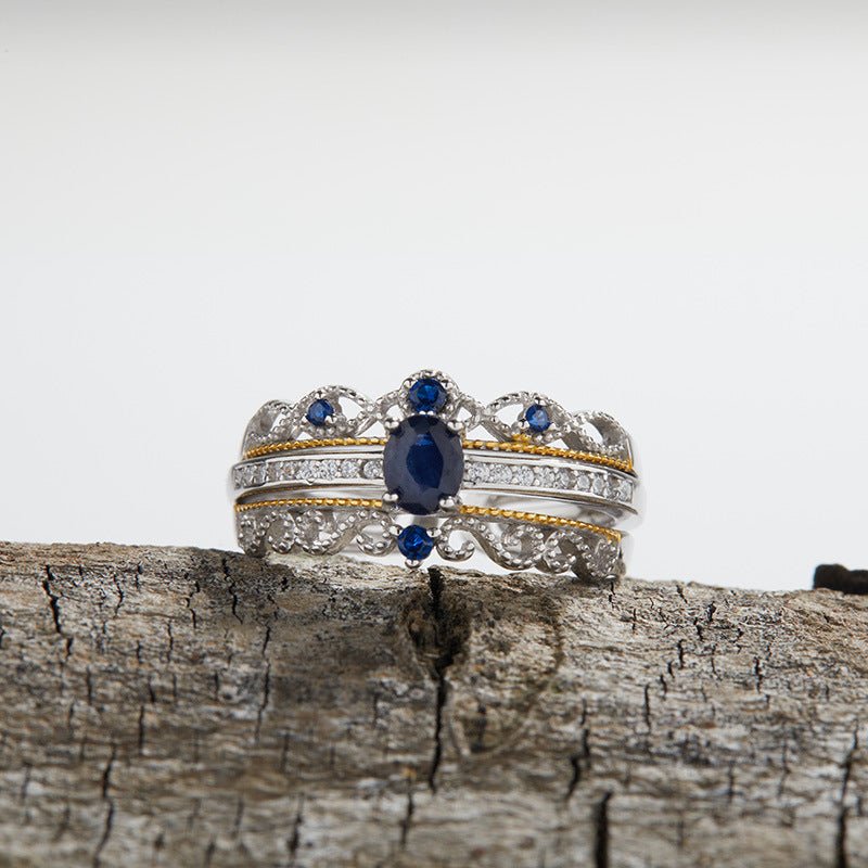 Queen Exclusive Collection - anillo ajustable de plata 925 - Podios